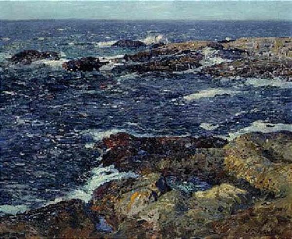 Seascape Oil Painting by William Ritschel