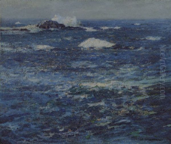 The Opal Sea, California Oil Painting by William Ritschel