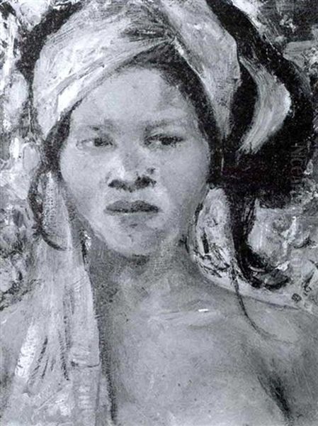 Javanese Girl Oil Painting by William Ritschel