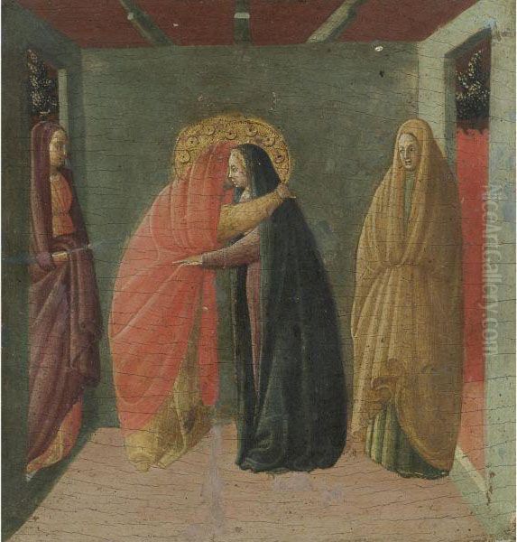 The Visitation by Borghese Di Piero