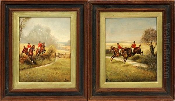 Equestrian Scenes Oil Painting by Rudolf Ritter