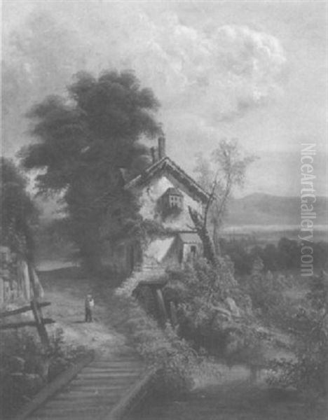 The Old Millhouse Oil Painting by Paul Ritter