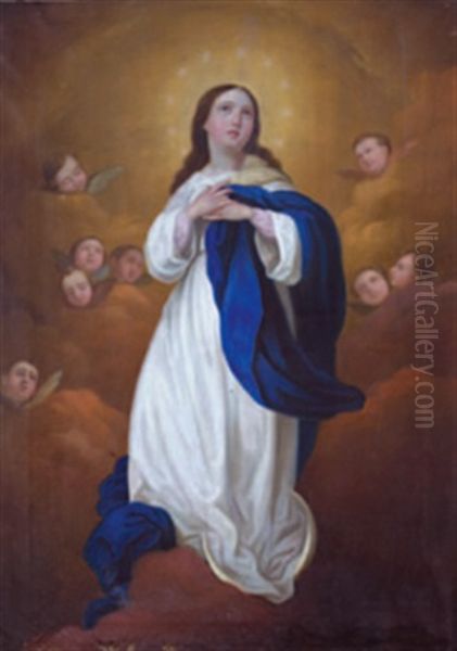 Vierge De L'immaculee Conception Oil Painting by Lorenz Justin Ritz