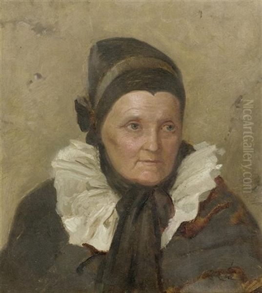 Bildnis Einer Frau Oil Painting by Raphael Ritz