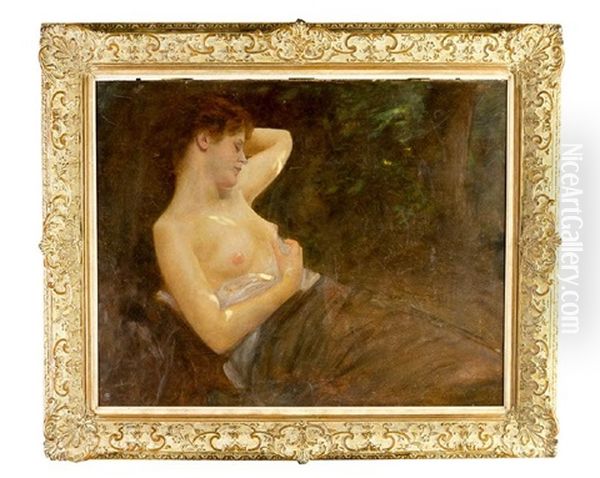 Sleeping Beauty Oil Painting by Albert Ritzberger