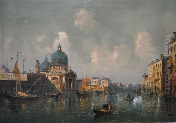 Venise Oil Painting by Giovanni Riva