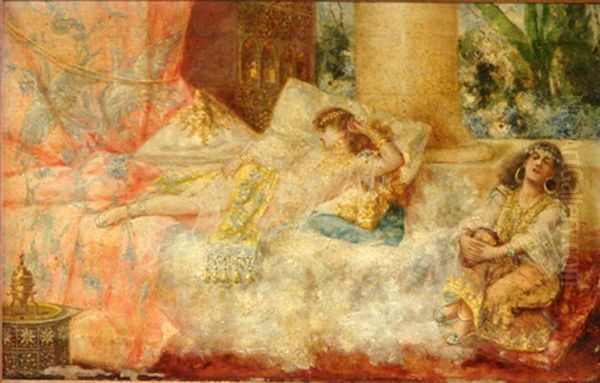 Harem Oil Painting by Antonio Rivas