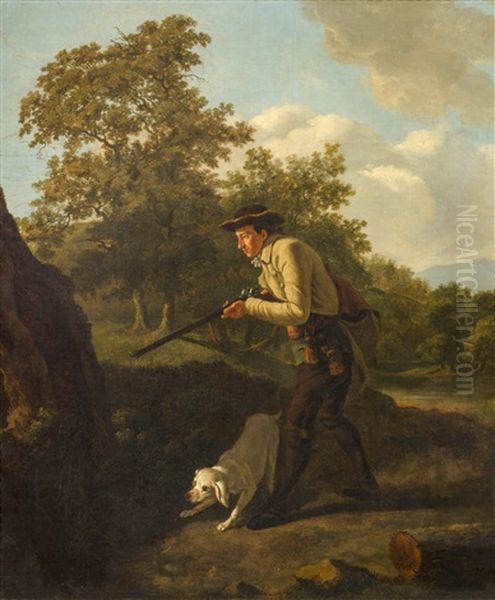 Rene Louis Briere En Chasseur Oil Painting by Pierre Louis De La Rive