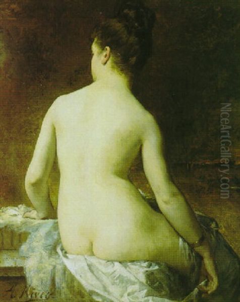 La Nue Dans L'atelier Oil Painting by Arsene Hippolyte Rivey