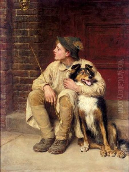 Rus In Urbe Oil Painting by Briton Riviere