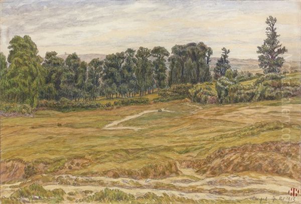 Morgat Oil Painting by Henri Riviere