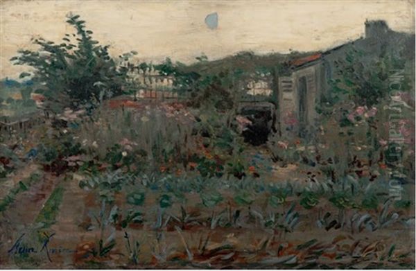 Le Potager Oil Painting by Henri Riviere