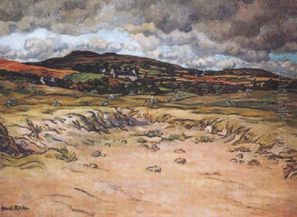 Paysage De Bretagne (le Menez Hom) Oil Painting by Henri Riviere