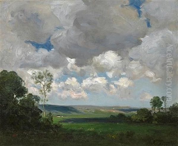 The Passing Storm Oil Painting by Julian Walbridge Rix