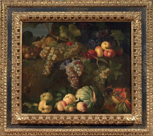 Natura Morta Di Frutta Oil Painting by Marco Antonio Rizzi