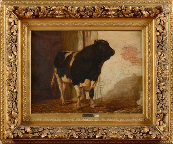 Le Taureau Oil Painting by Louis Robbe