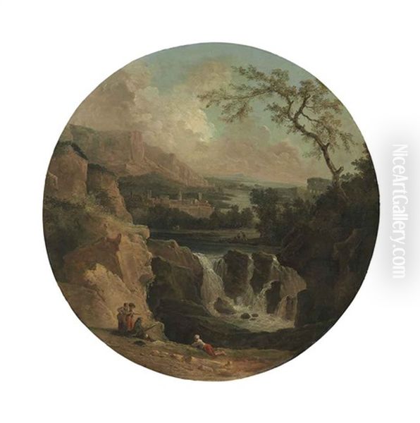 The Cascade (le Torrent) Oil Painting by Hubert Robert