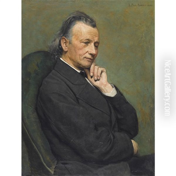 Portrait De Pierre Beck Oil Painting by Leo Paul Samuel Robert