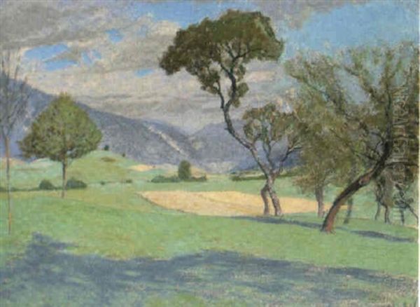 Vallee D'orvin Oil Painting by Leo Paul Samuel Robert