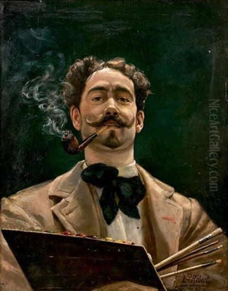 Autoportrait Presume Oil Painting by Leopold Robert