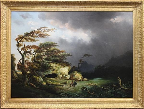 The Storm Oil Painting by Paul Robert