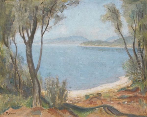 Baie De St-blaise Oil Painting by Paul Theophile Robert