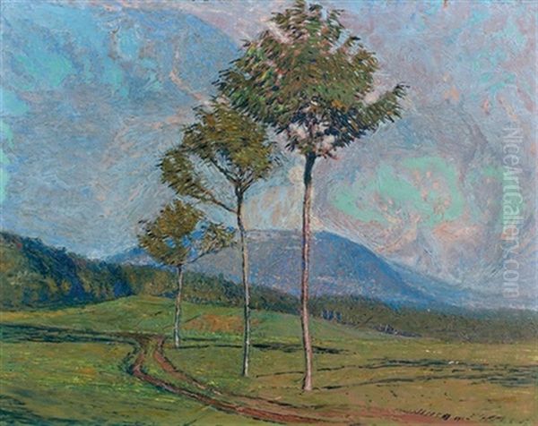 Landschaft Mit Baumen Oil Painting by Philippe Robert