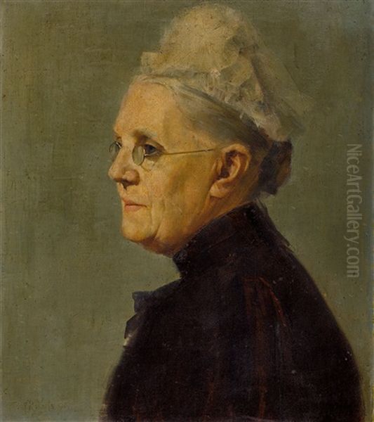 Mrs William Stephens Oil Painting by Tom Roberts