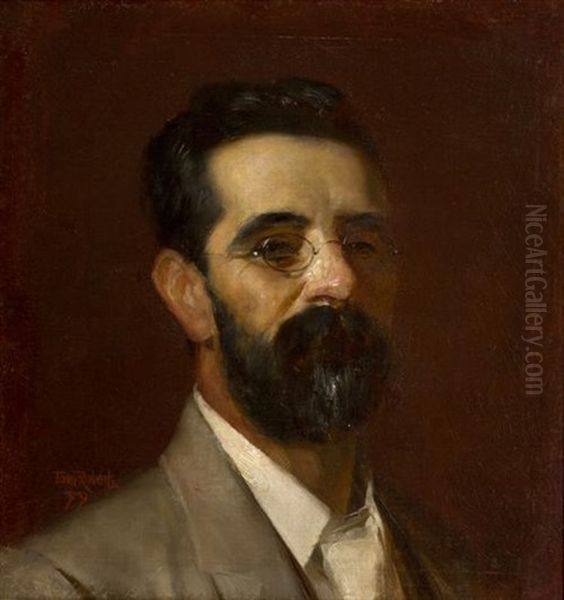 Portrait Of Alexander E. Montgomery Oil Painting by Tom Roberts