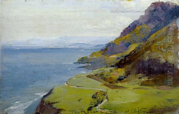 At Clifton Oil Painting by Thomas William Roberts