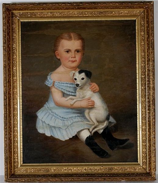 Portrait Of Nannie Cary Oil Painting by William Anderson Roberts