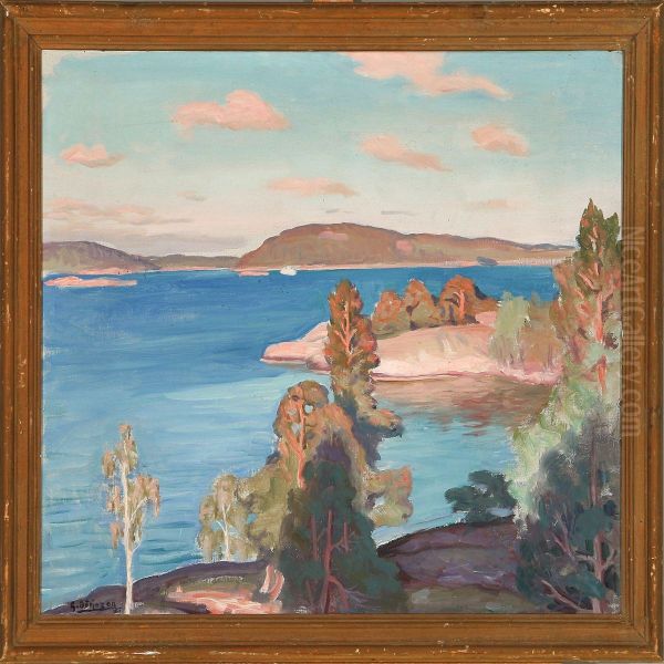 View Over The Sea, Sweden by Gunnar Borjeson