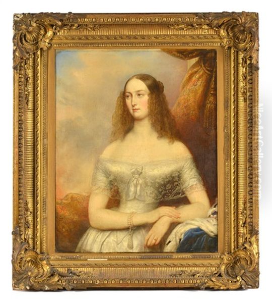 Portrait Presume De La Grande-duchesse Olga Nikolaevna (1822-1892) Oil Painting by Christina Robertson