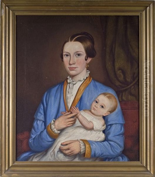 Jane Ann Huntley Carney And Daughter, Ann Almirah Carney, Of Rockford, Illinois by George J. Robertson