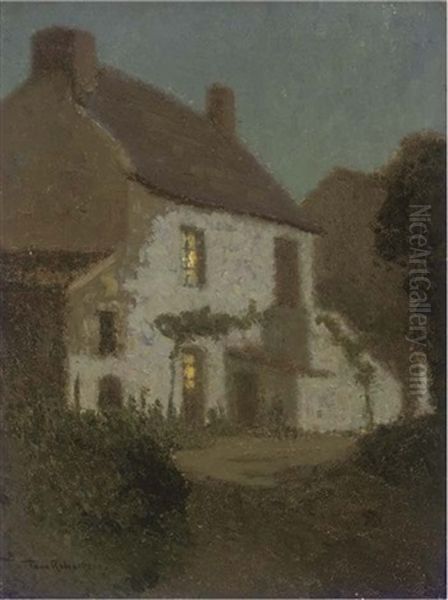 The Moonlit Dwelling Oil Painting by Tom Robertson