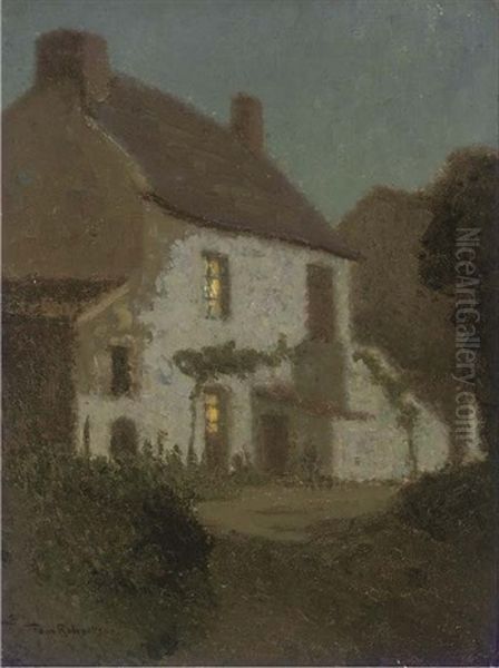 The Moonlit Dwelling Oil Painting by Tom Robertson