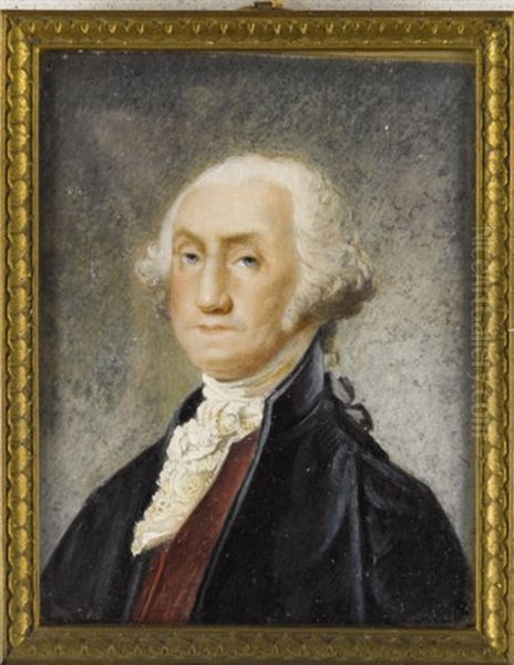 George Washington, Late 18th Century Oil Painting by Walter Robertson