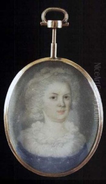 Portrait Of A Lady Oil Painting by Charles Robertson