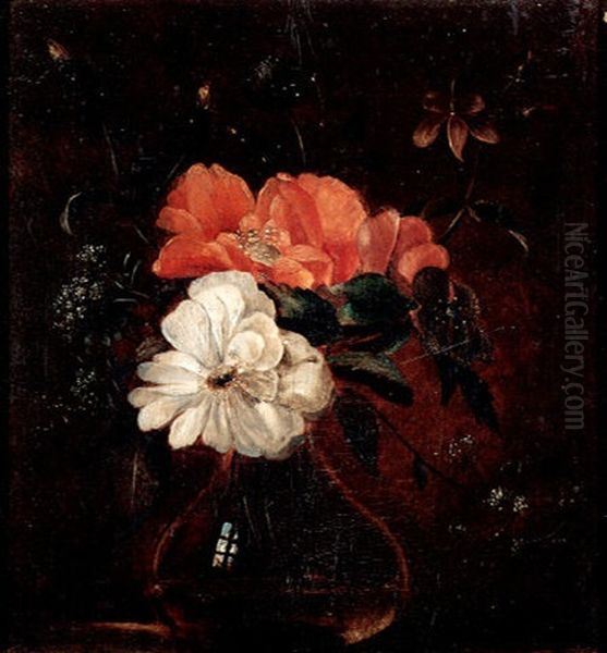 Blumenstilleben Oil Painting by Jean-Baptiste Robie