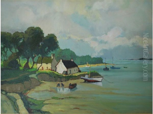 Baie De Fouesnant Oil Painting by Georges Robin