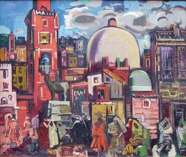 Algiers Oil Painting by Alexander Robinson