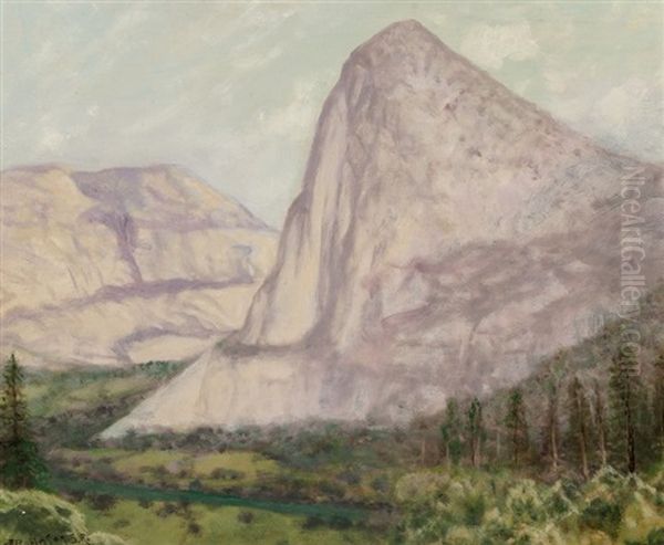 Kolana Peak (hetch Hetchy Valley), 1885 Oil Painting by Charles Dorman Robinson