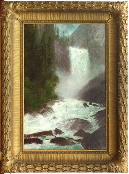 Vernal Falls Oil Painting by Charles Dorman Robinson