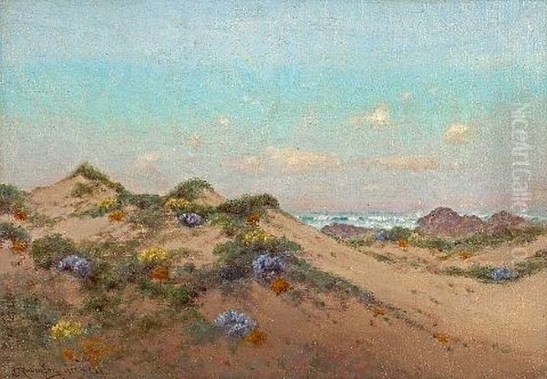 Summer Sand Dunes Oil Painting by Charles Dorman Robinson