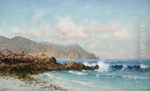 California Coastal Oil Painting by Charles Dorman Robinson