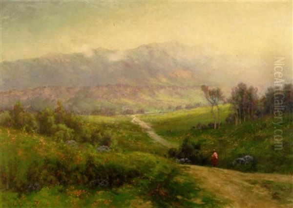 Spring Morning In The Santa Inez Mountains, Santa Barbara, California by Charles Dorman Robinson