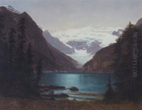 Lake Louise Oil Painting by Charles Dorman Robinson