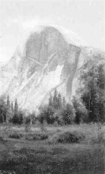 View Of Half-dome, Yosemite Oil Painting by Charles Dorman Robinson