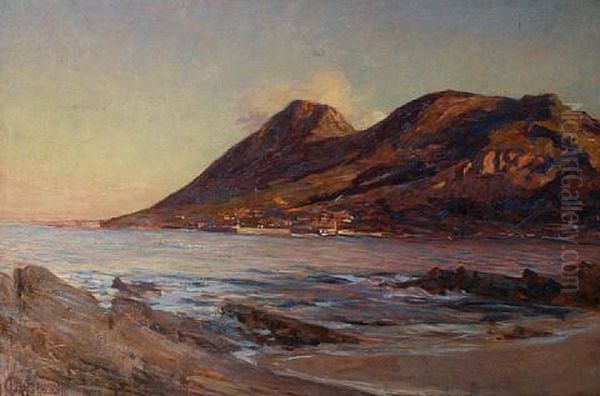 Table Mountain Oil Painting by George Crosland Robinson