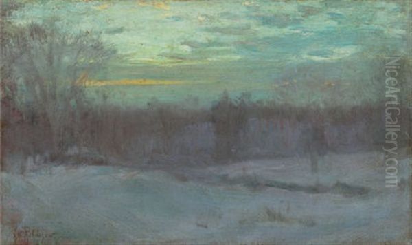 Dawn, Darien, Connecticut Oil Painting by Hal Robinson